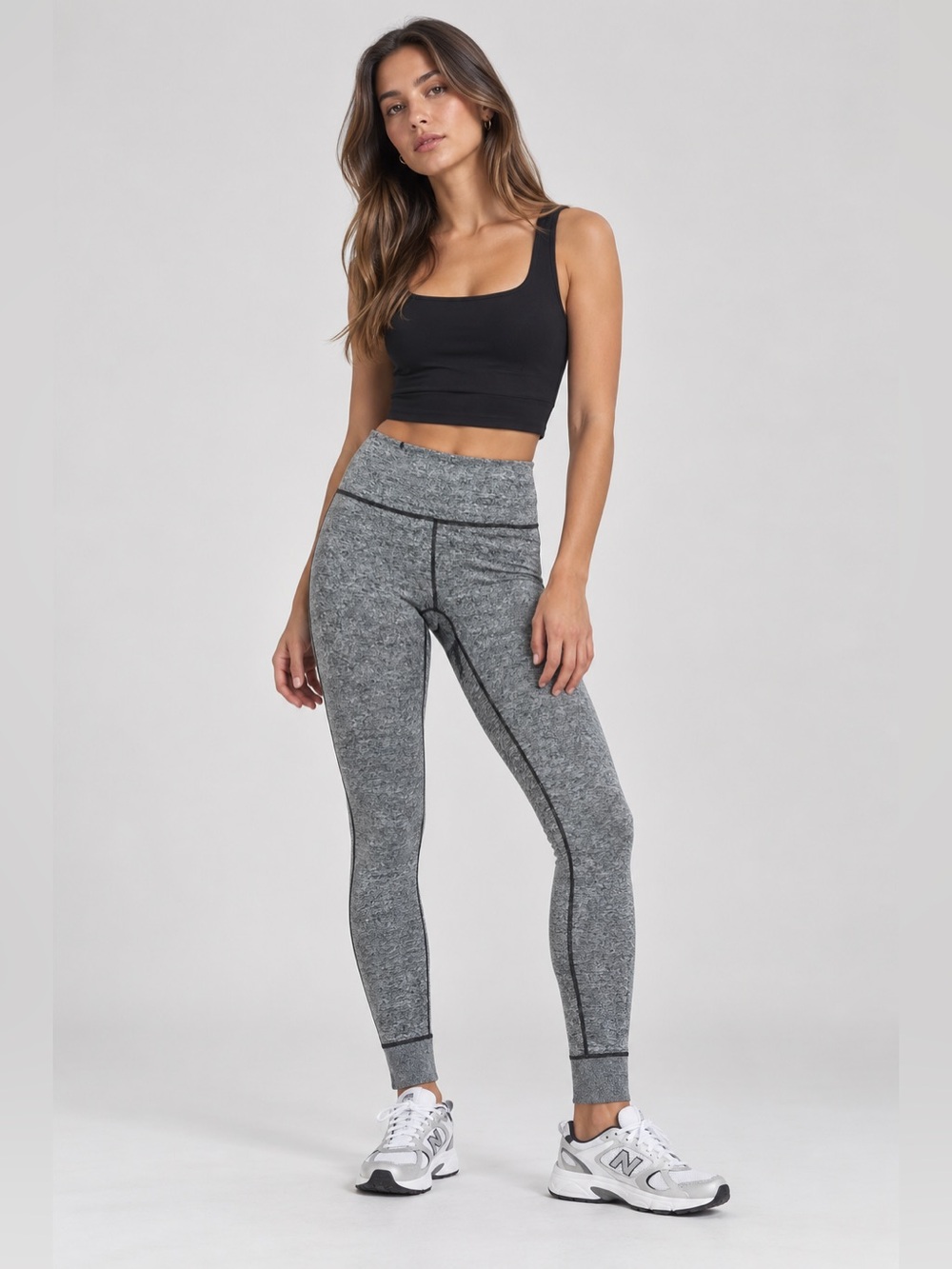Athleta Softluxe Legging Tight Heather Grey Size Medium